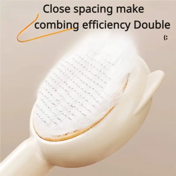 Pet Hair Comb – Self-Cleaning Grooming Brush for Dogs & Cats